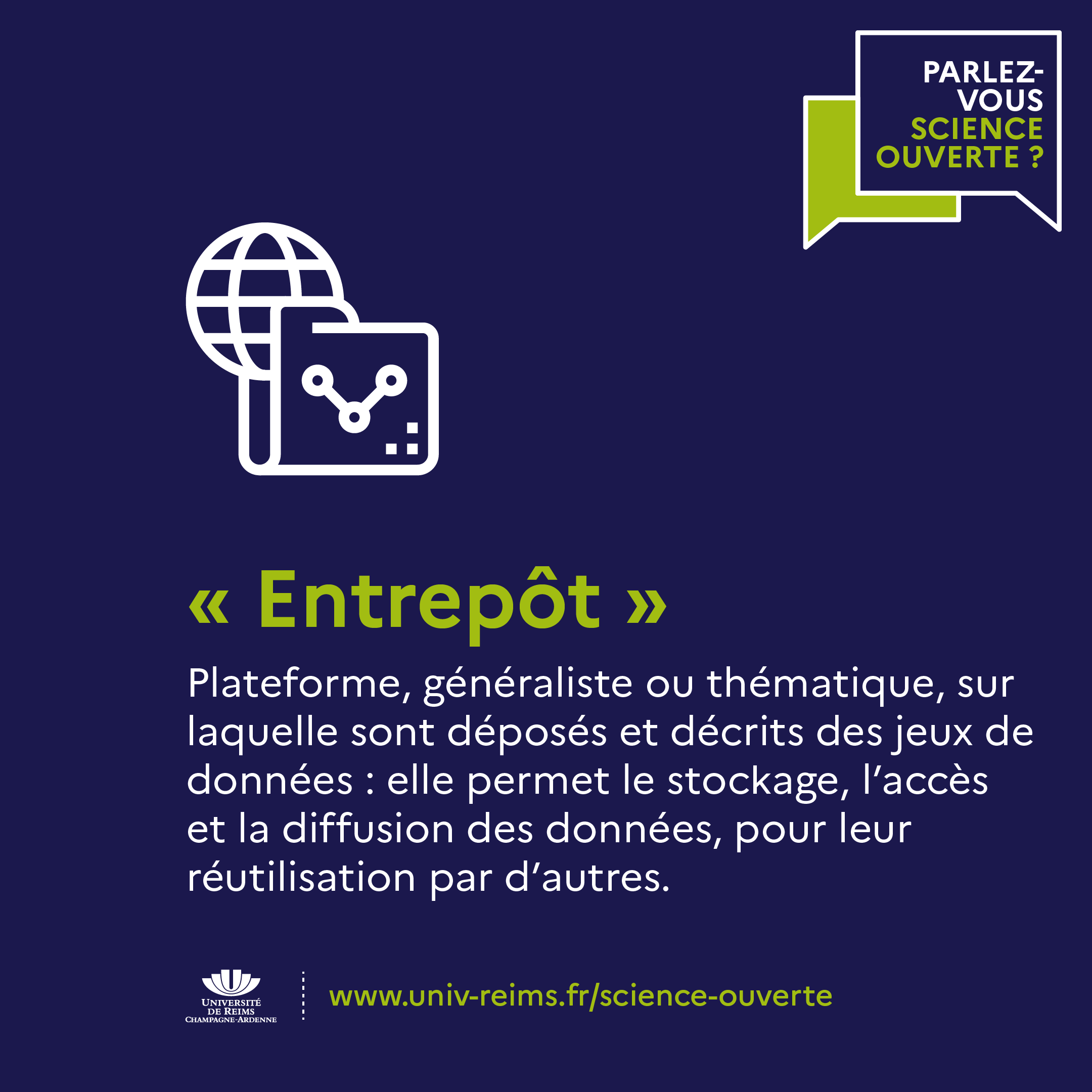 Comment déposer vos jeux de données sur un entrepôt