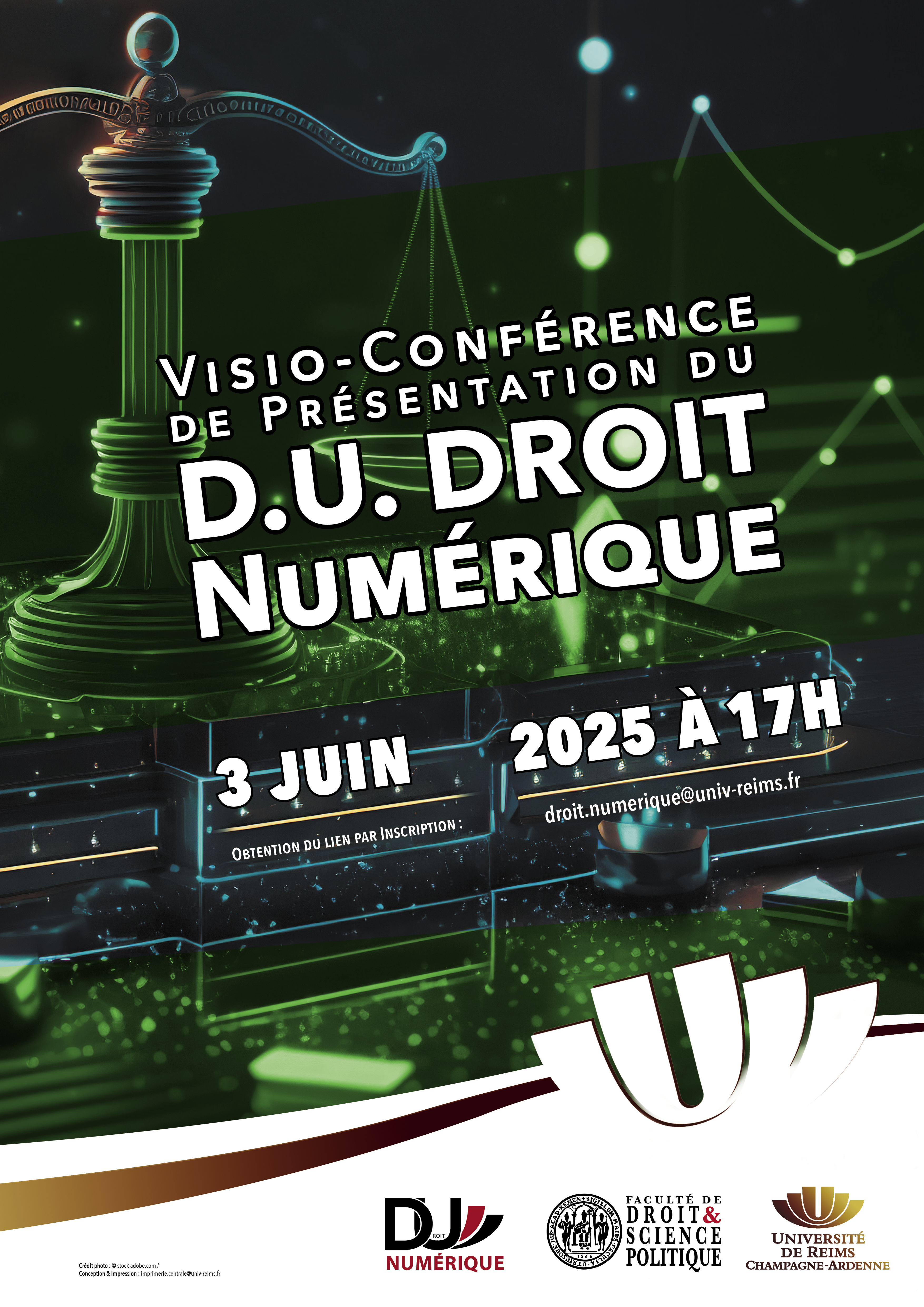 Réunion de présentation du DU Droit du Numérique Réunion de présentation du DU Droit du Numérique