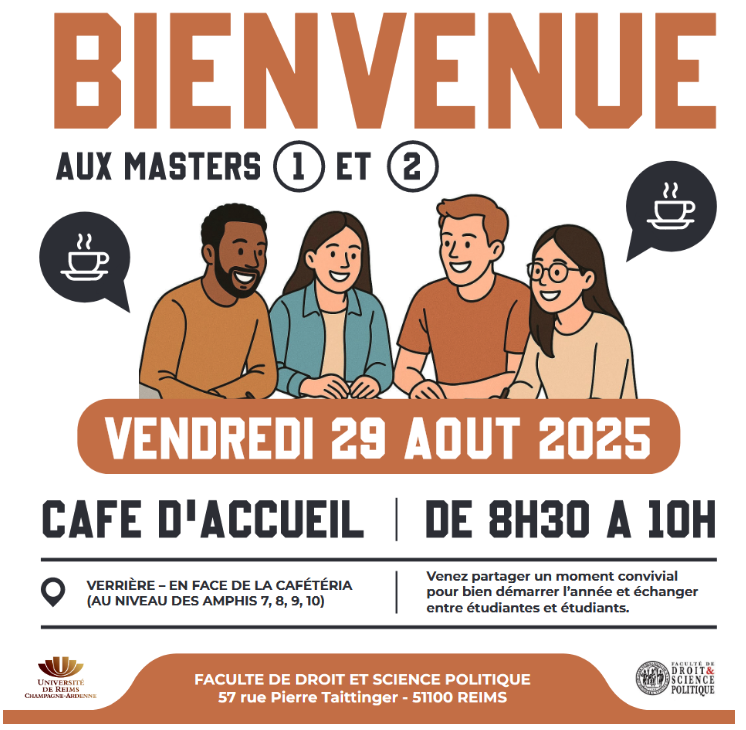  Café d'accueil M1 et M2