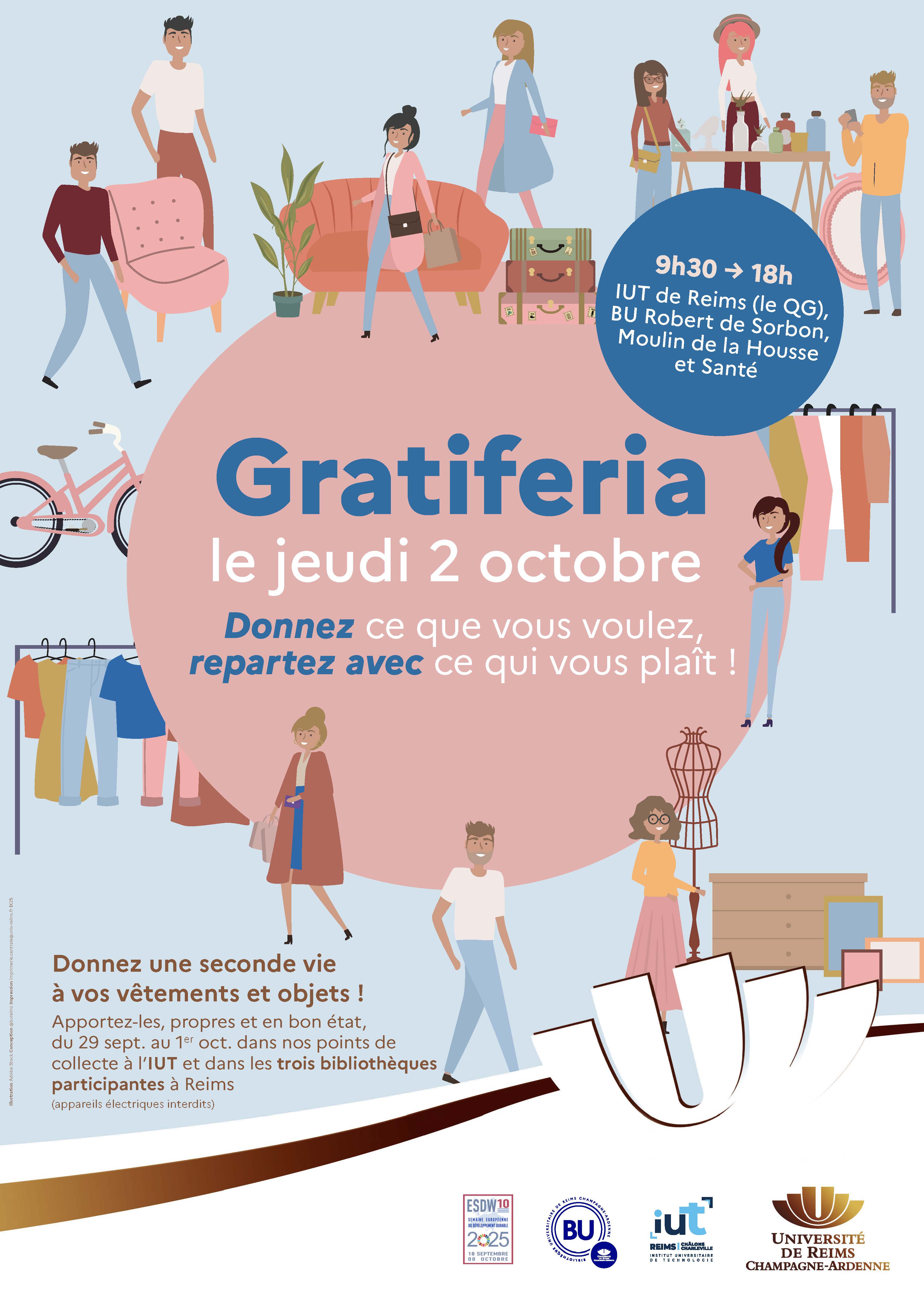 Affiche Gratiferia 2/10/2025