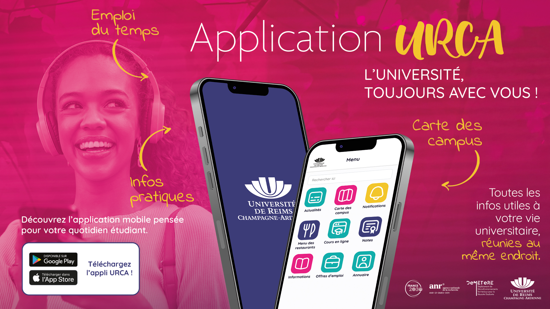 Découvrez la nouvelle application URCA !