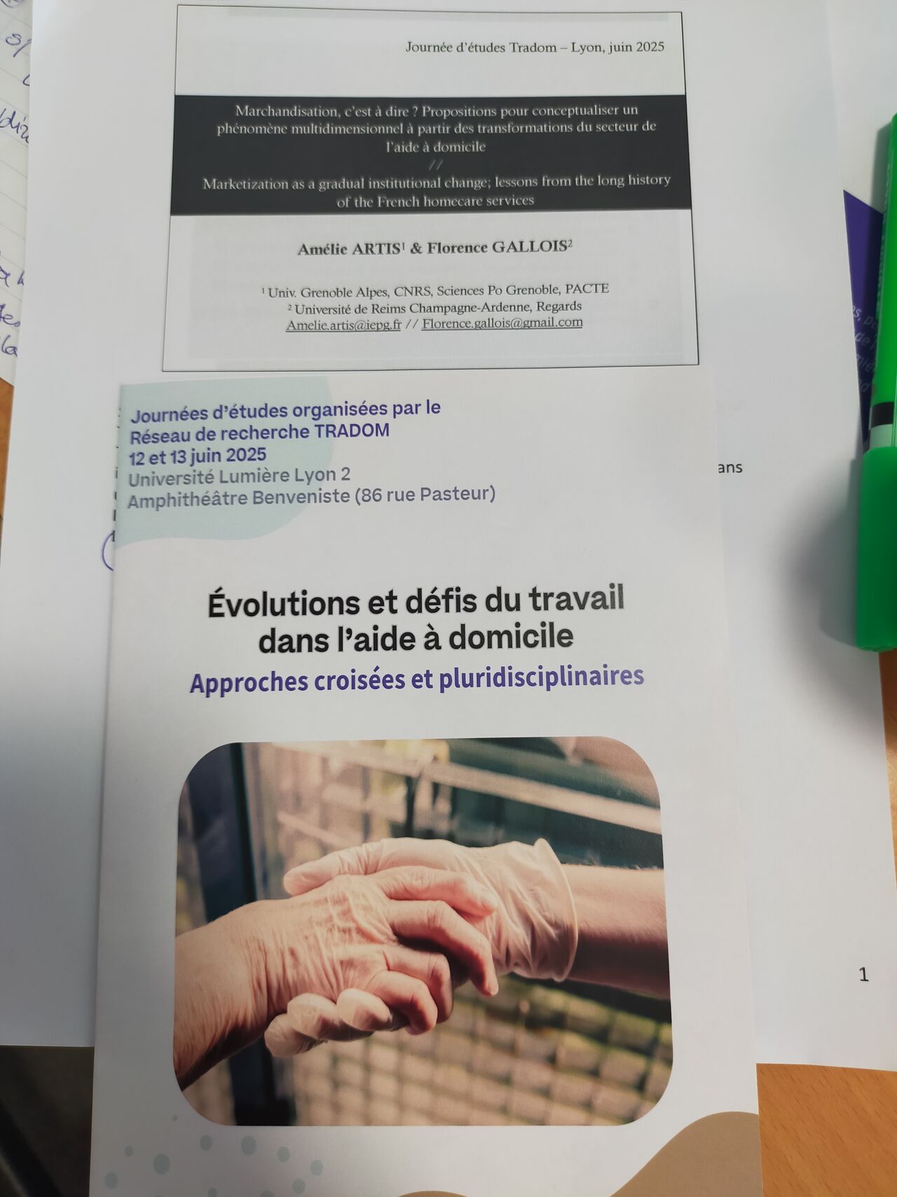 Florence Gallois présente ses travaux au sein du Réseau TRADOM